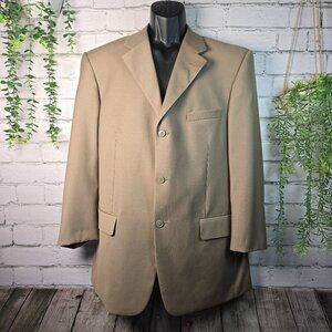 GIORGIO FERRARO SUPER 120'S KHAKI BLAZER MENS DESIGNED IN ITALY 40L
